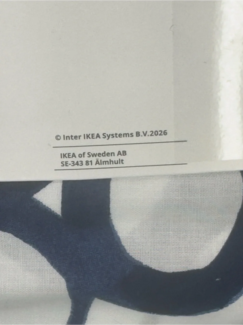 IKEA HÄRLIR Full/Queen Duvet Cover + 2 Pillowcases, white/black/patterned New